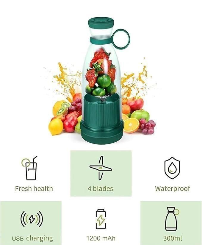 Portable Mini Blender for Fresh Juice & Smoothies